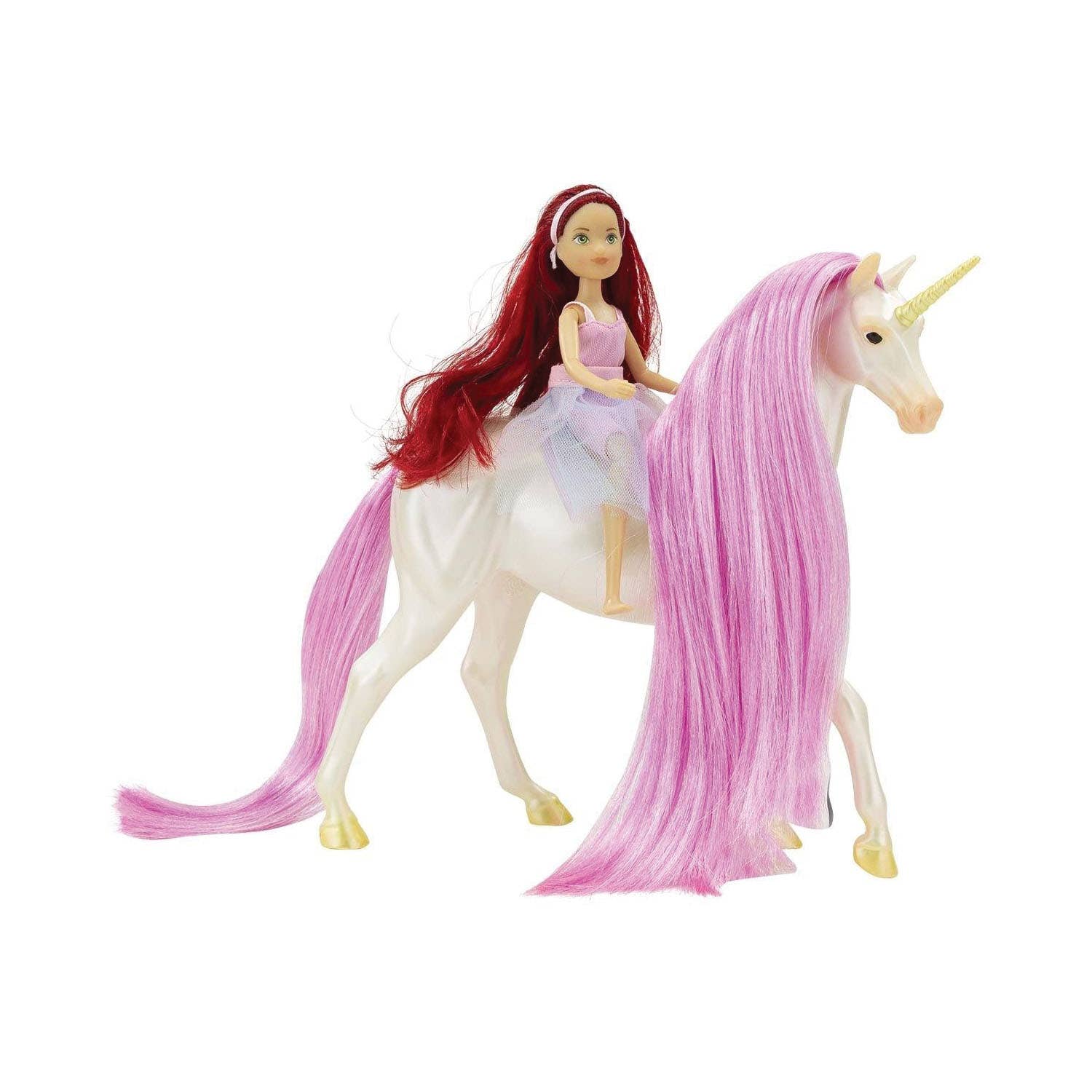 Breyer Horses Freedom Series Magical Unicorn Sky and Fantasy Rider Meadow Toy