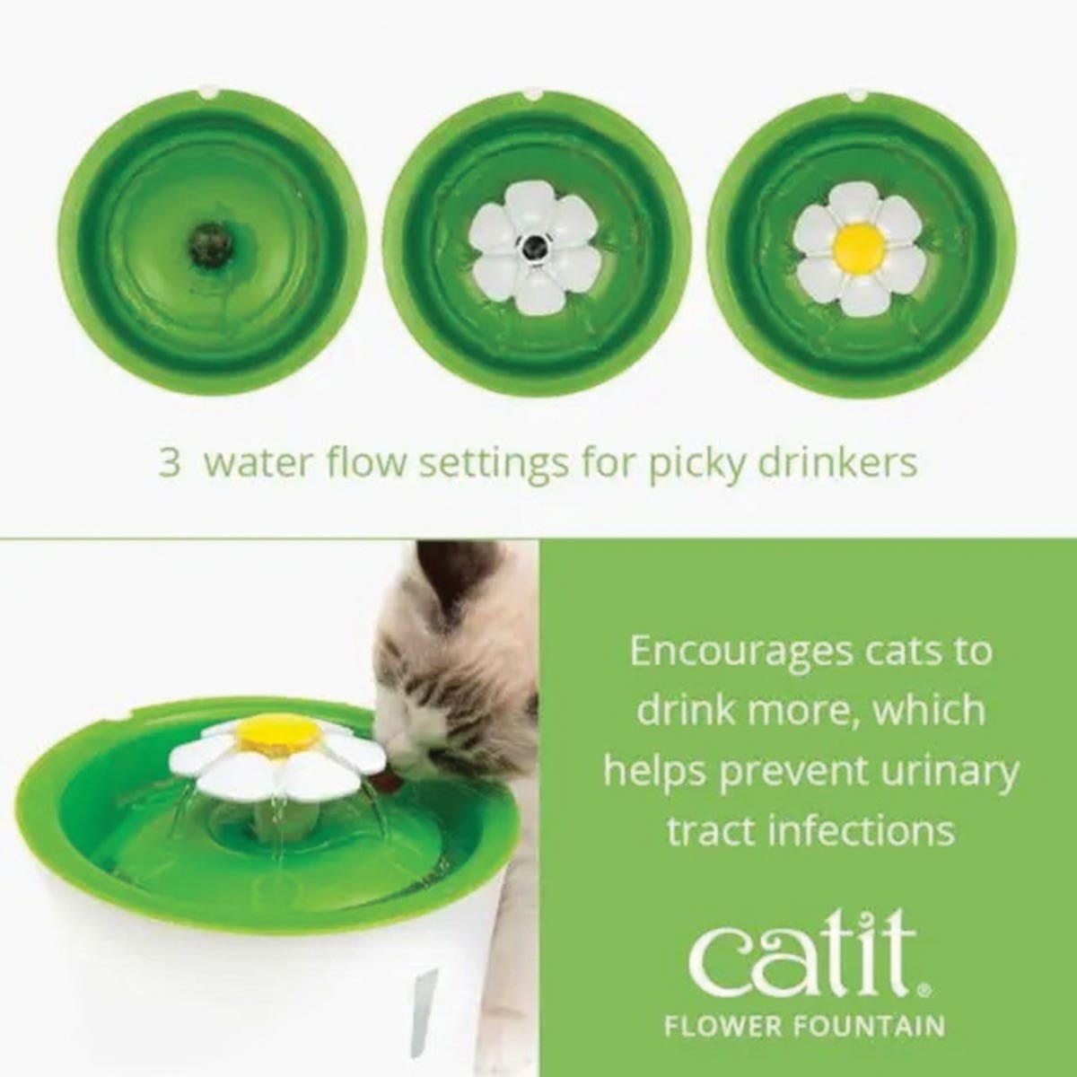 Catit Flower Fountain, 3 L Volume
