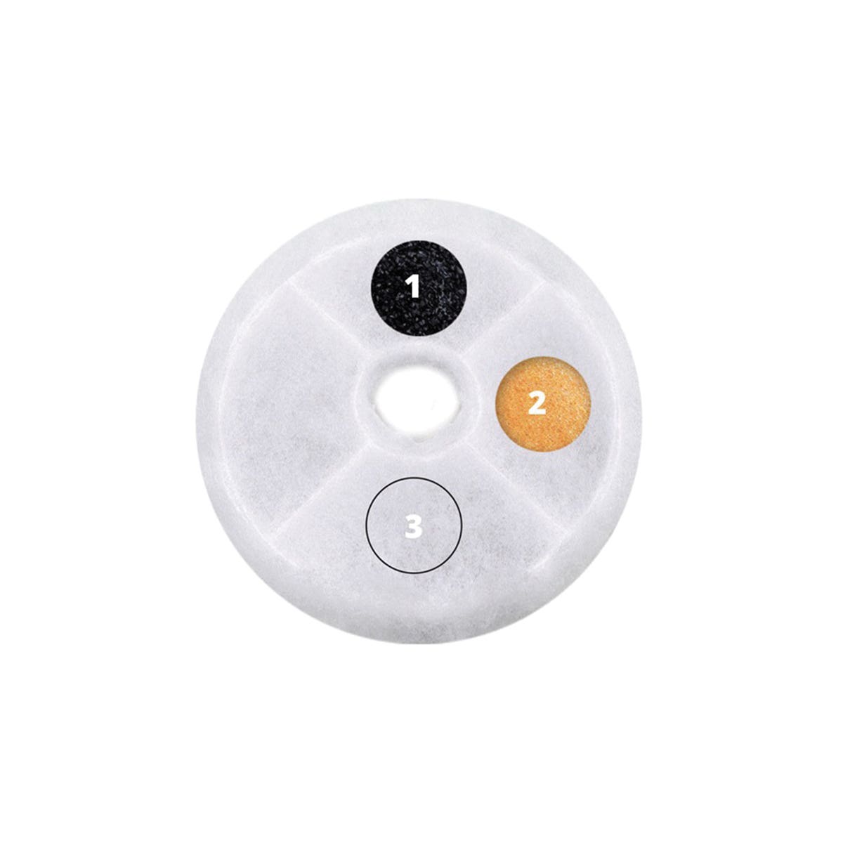 Catit Fountain Filter, For: Catit 43742W 2.0 Flower Fountain, 55600 3 L Design Cat Drinking Fountain