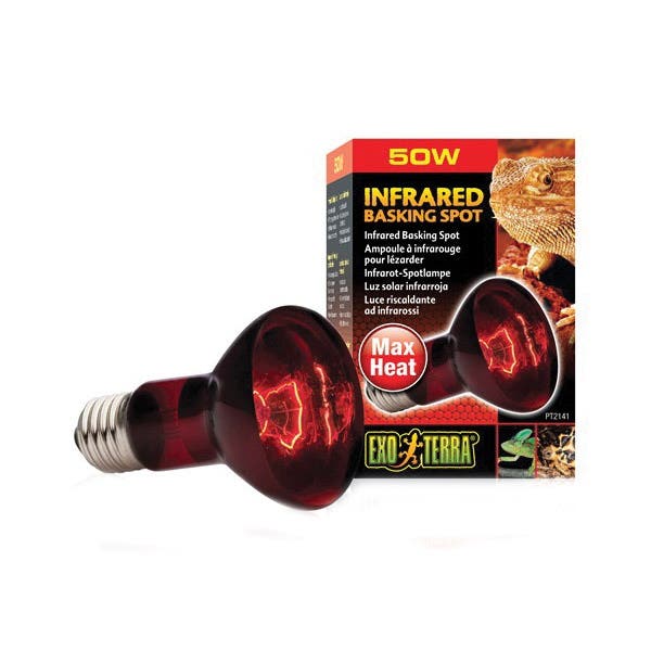 Exo Terra Spot Lamp, 50 W, Red