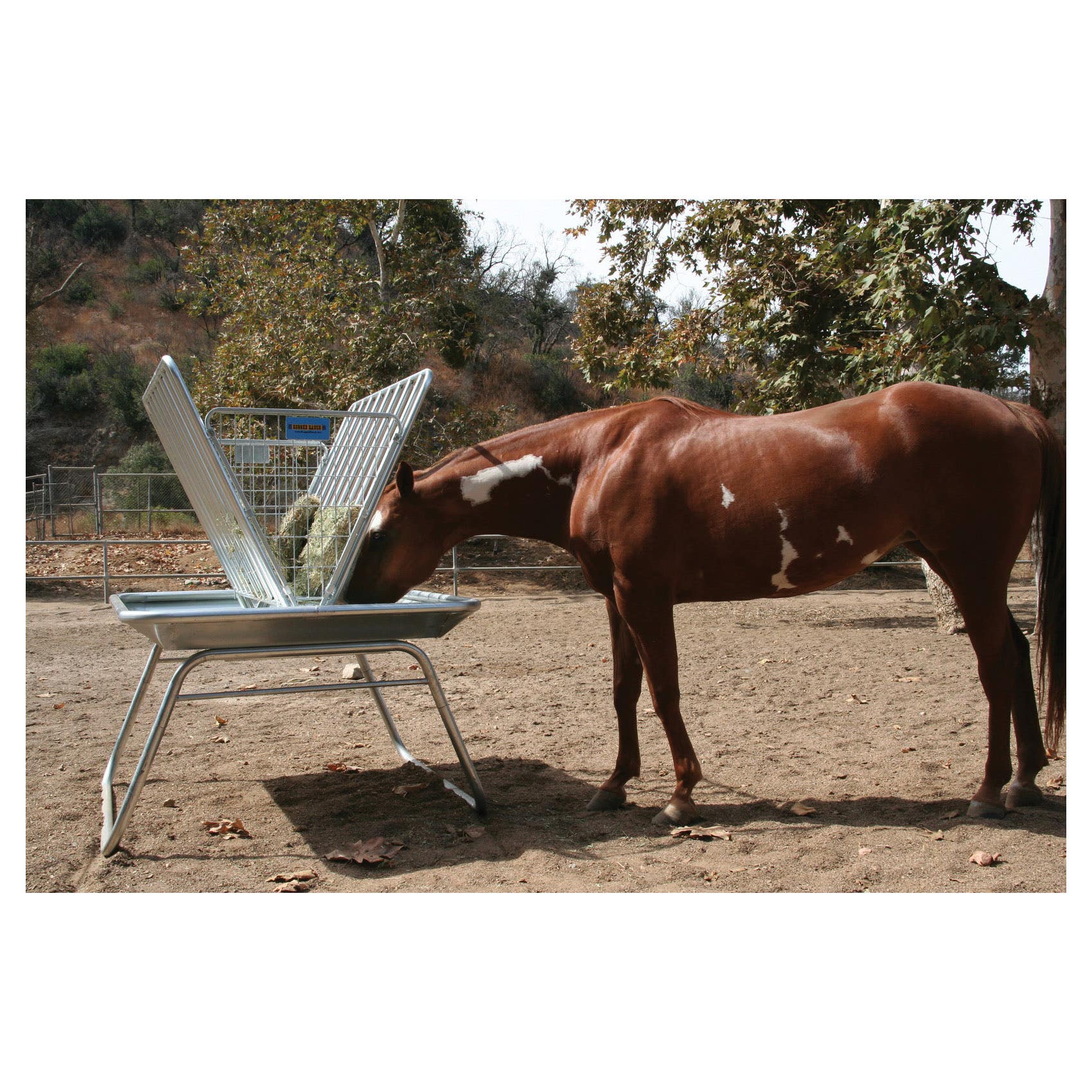 Rugged Ranch GV5PF Pasture Feeder – Galvanized Steel