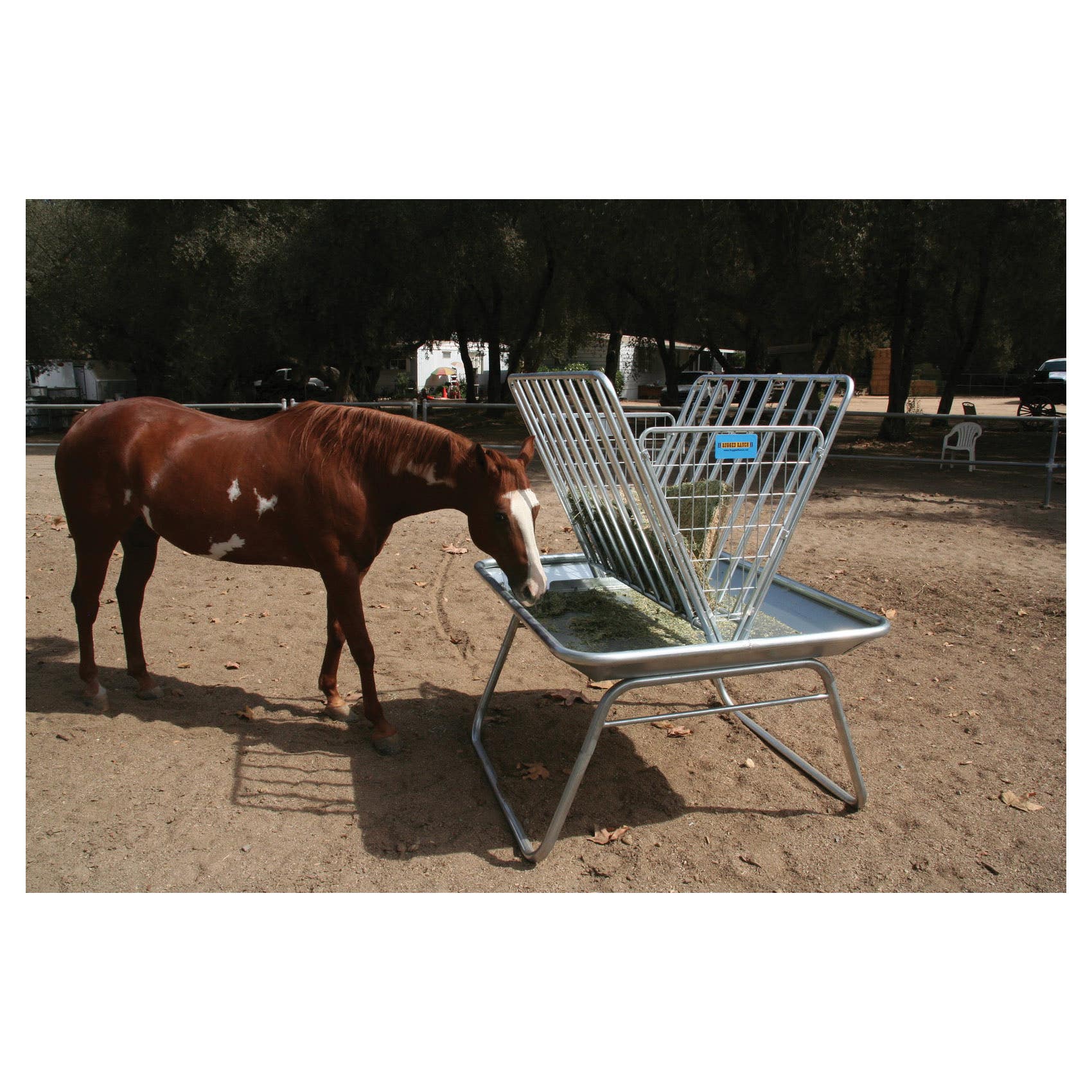 Rugged Ranch GV5PF Pasture Feeder – Galvanized Steel
