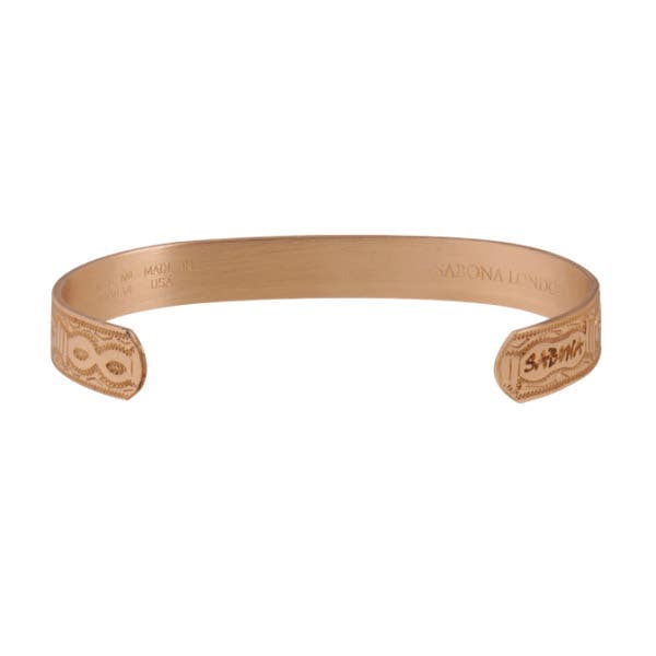 Sabona Barb Wristband, Men's, M, Copper/Samarium Cobalt Magnet