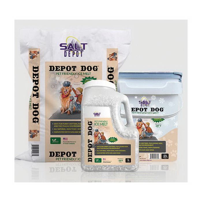 Salt Depot DD9J Ice Melt, Crystalline, White, Odorless, 9 lb, Jug