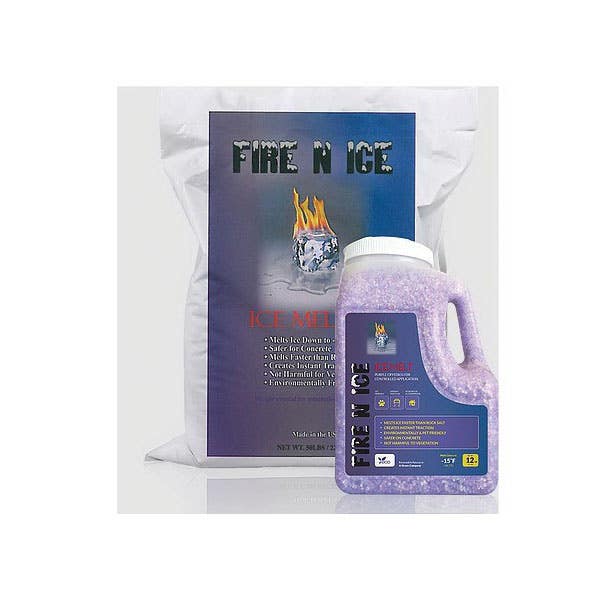 Salt Depot FNI40 Ice Melt, Crystalline, Purple, Slightly Aromatic, 40 lb, Bag