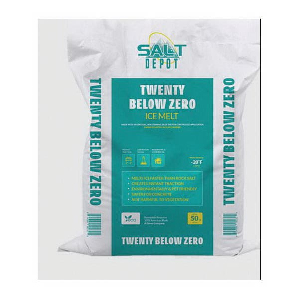 Salt Depot TBZ50 Ice Melt, Crystalline, Purple, Slightly Aromatic, 50 lb Bag