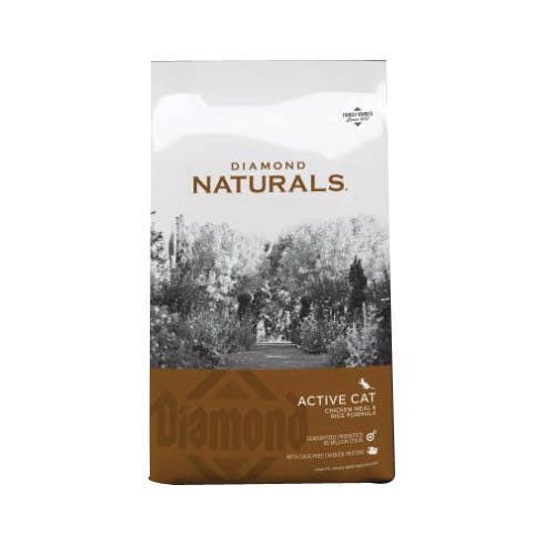Diamond Naturals Active Cat Chicken Meal & Rice Formula, 6 lb bag