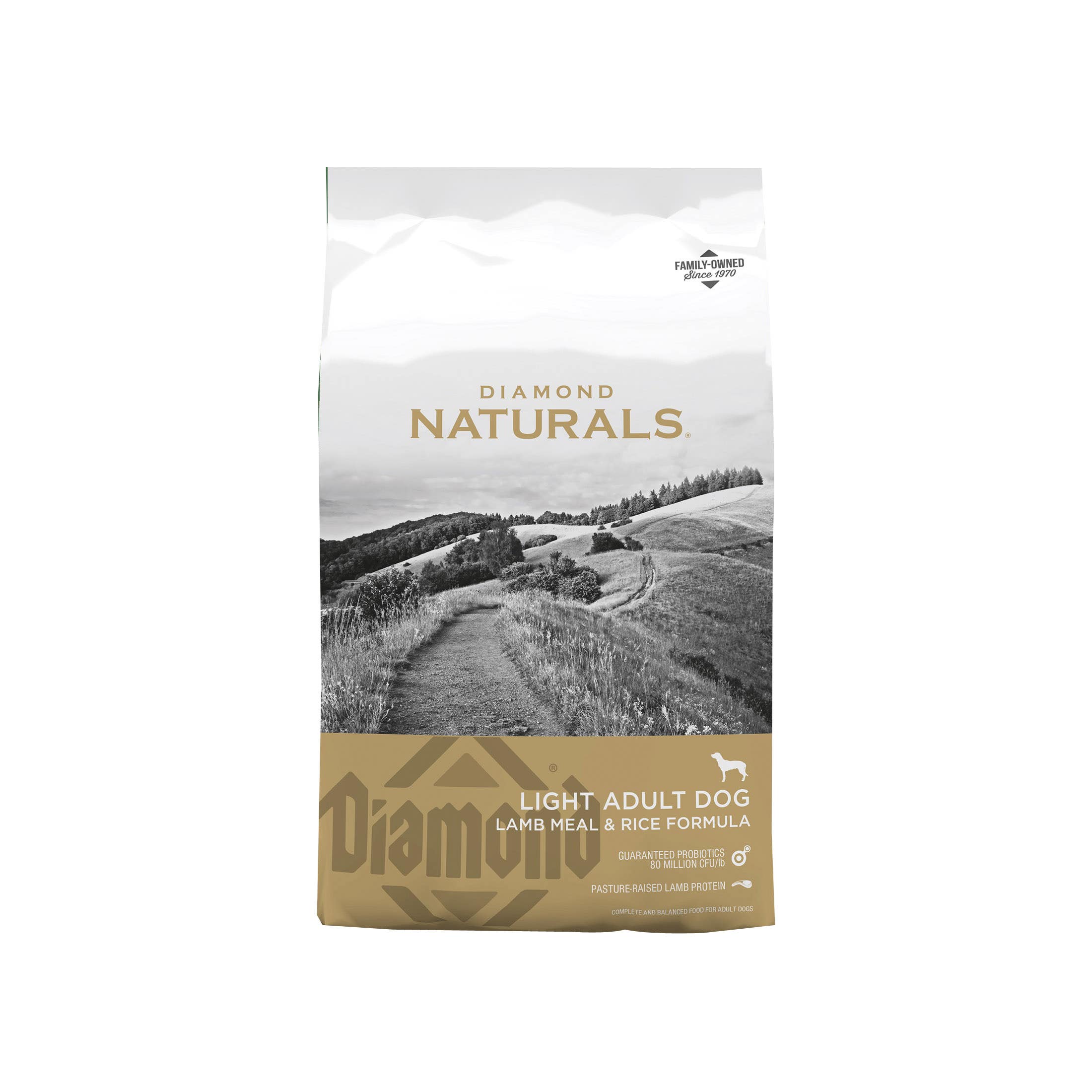 Diamond Naturals Light Adult Dog Lamb Meal & Rice Dry Food, 15 lb