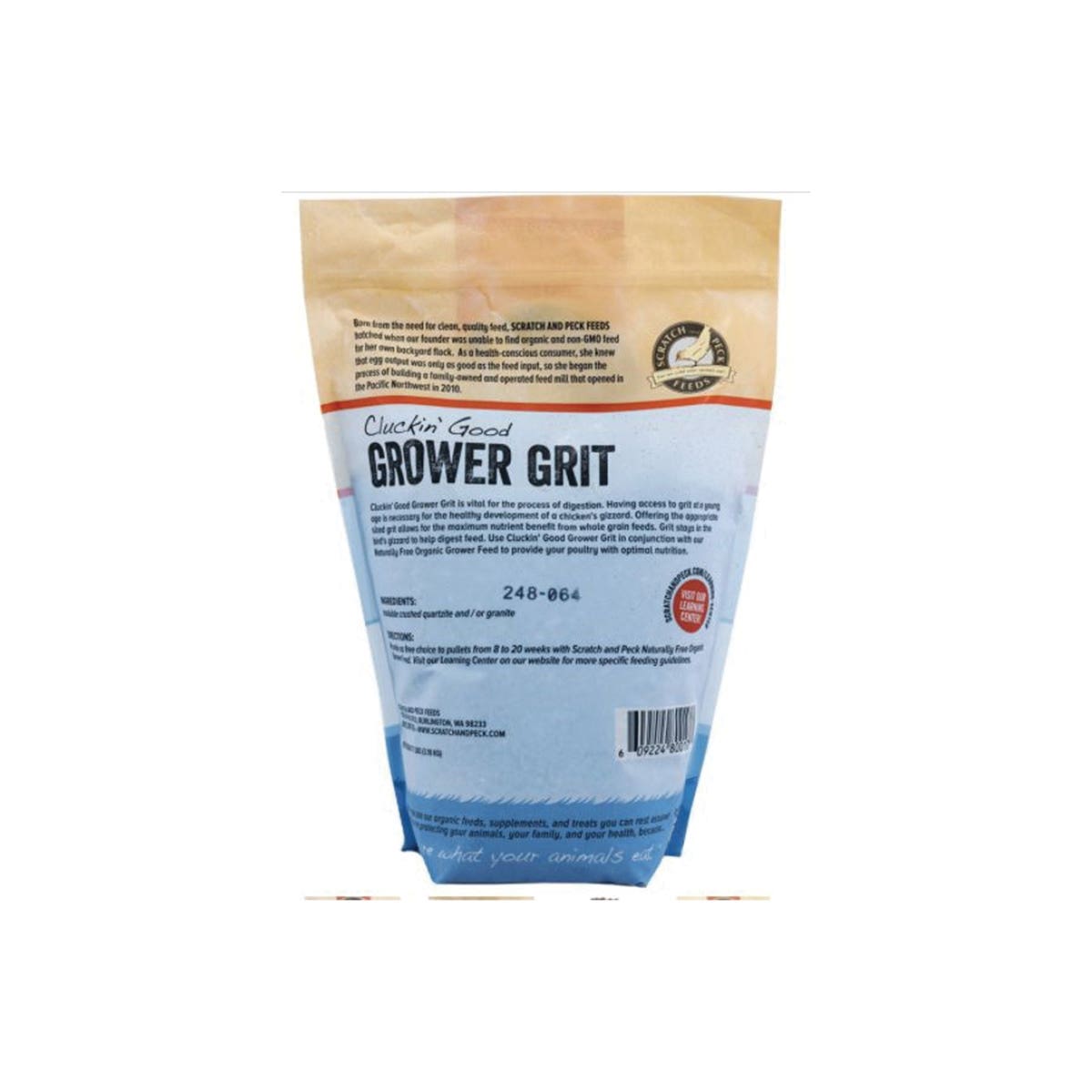 Scratch and Peck Feeds 9374-07 Cluckin Good Grower Grit, 7 lb Bag