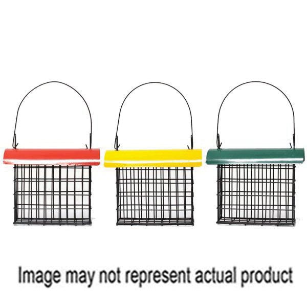 Songbird ESSENTIALS Deluxe Suet Cage with Roof, Metal, 11 in H