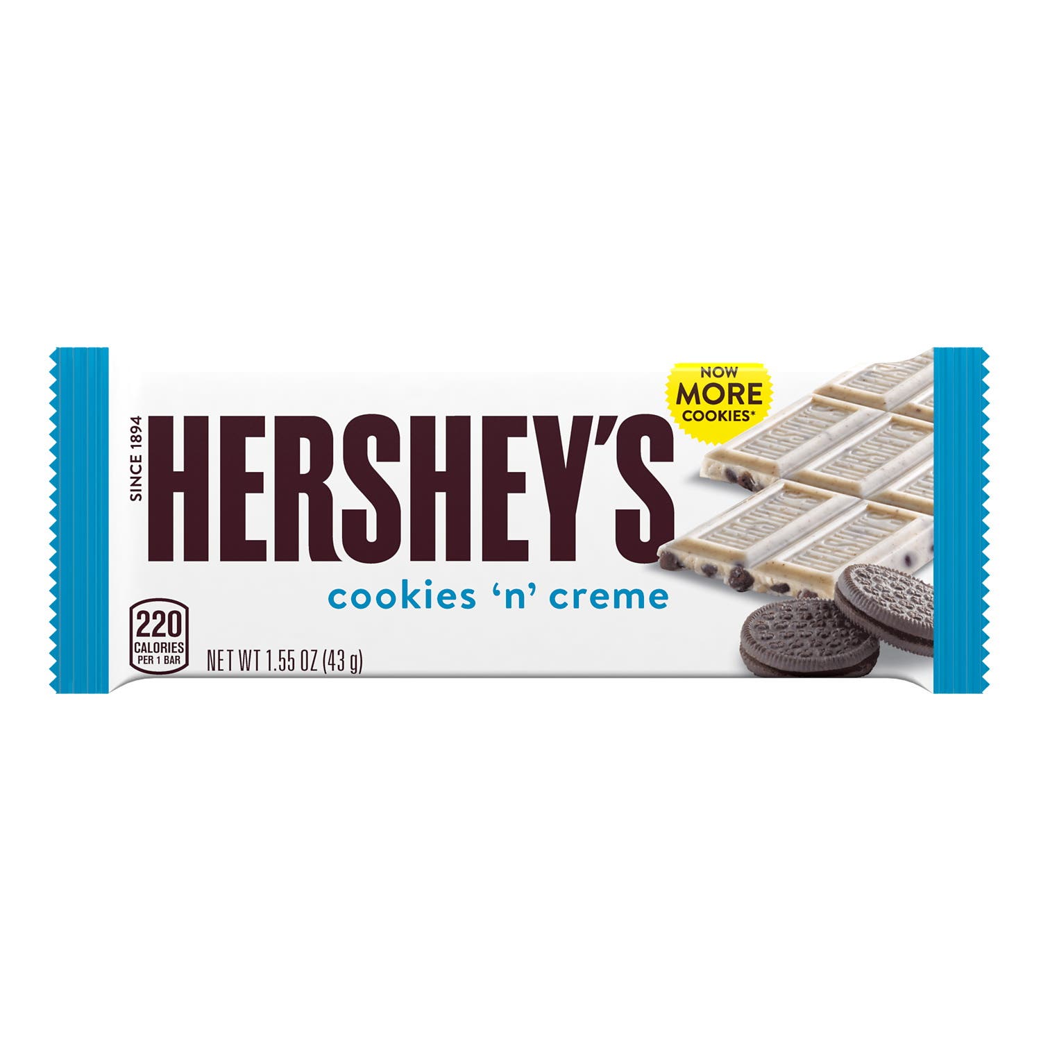 Hershey's Cookies & Creme Candy Bar 1.55 oz