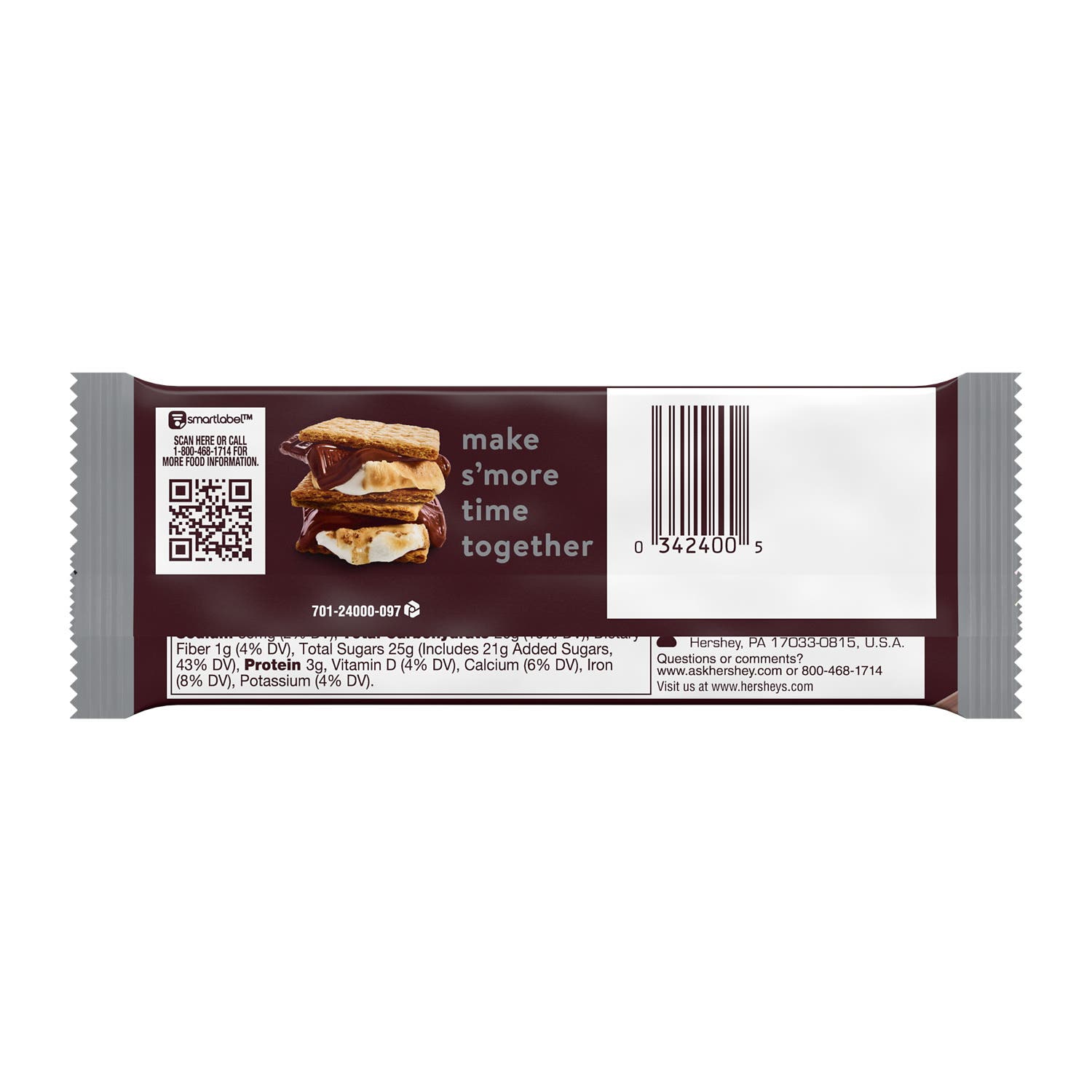 Hershey's Milk Chocolate Candy Bar