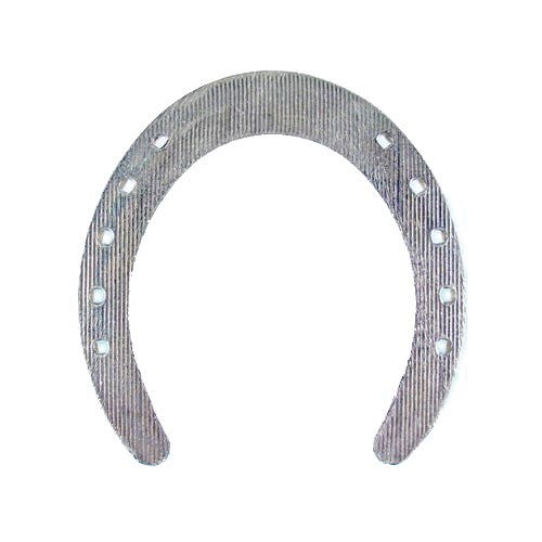 Thoro'Bred 2BH6 Block Hind Horseshoe, 6, Aluminum
