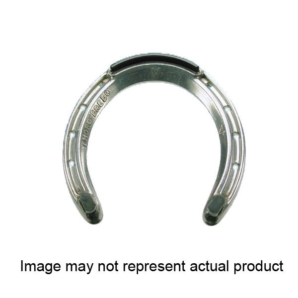 Thoro'Bred 2BH6 Block Hind Horseshoe, 6, Aluminum