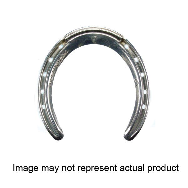 Thoro'Bred 2LGH6 Level Grip Hind Horseshoe, 6, Aluminum