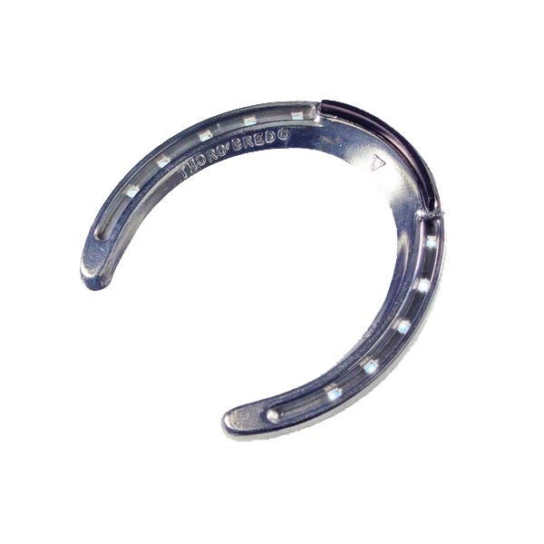 Thoro'Bred 2PH6 Plain Hind Horseshoe, 6, Aluminum