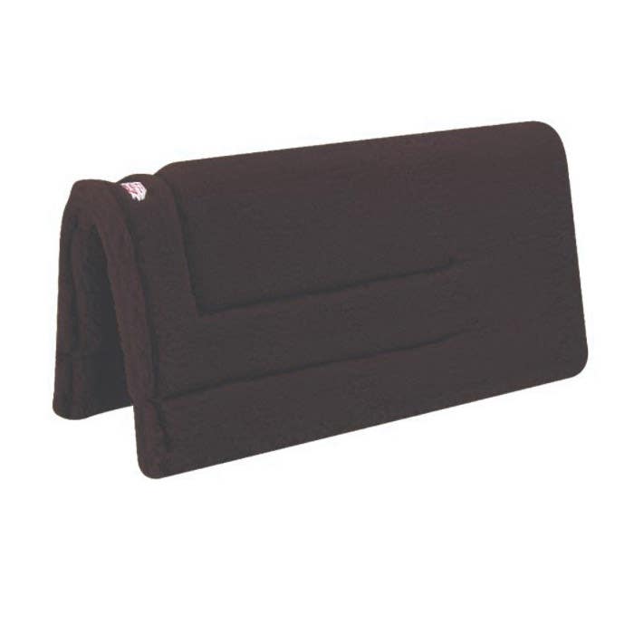 Coolback Standard Saddle Pad, Pile Fabric/Polyester, Brown - 776188