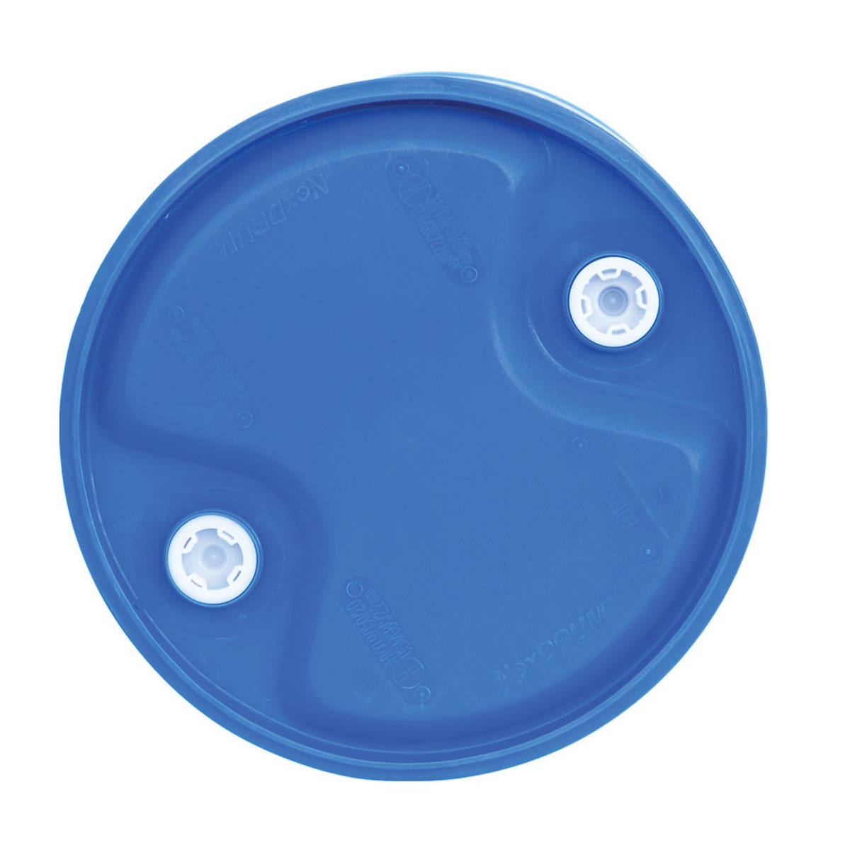 Price Container 55 Gallon Blue Plastic Water Storage NEX Drum
