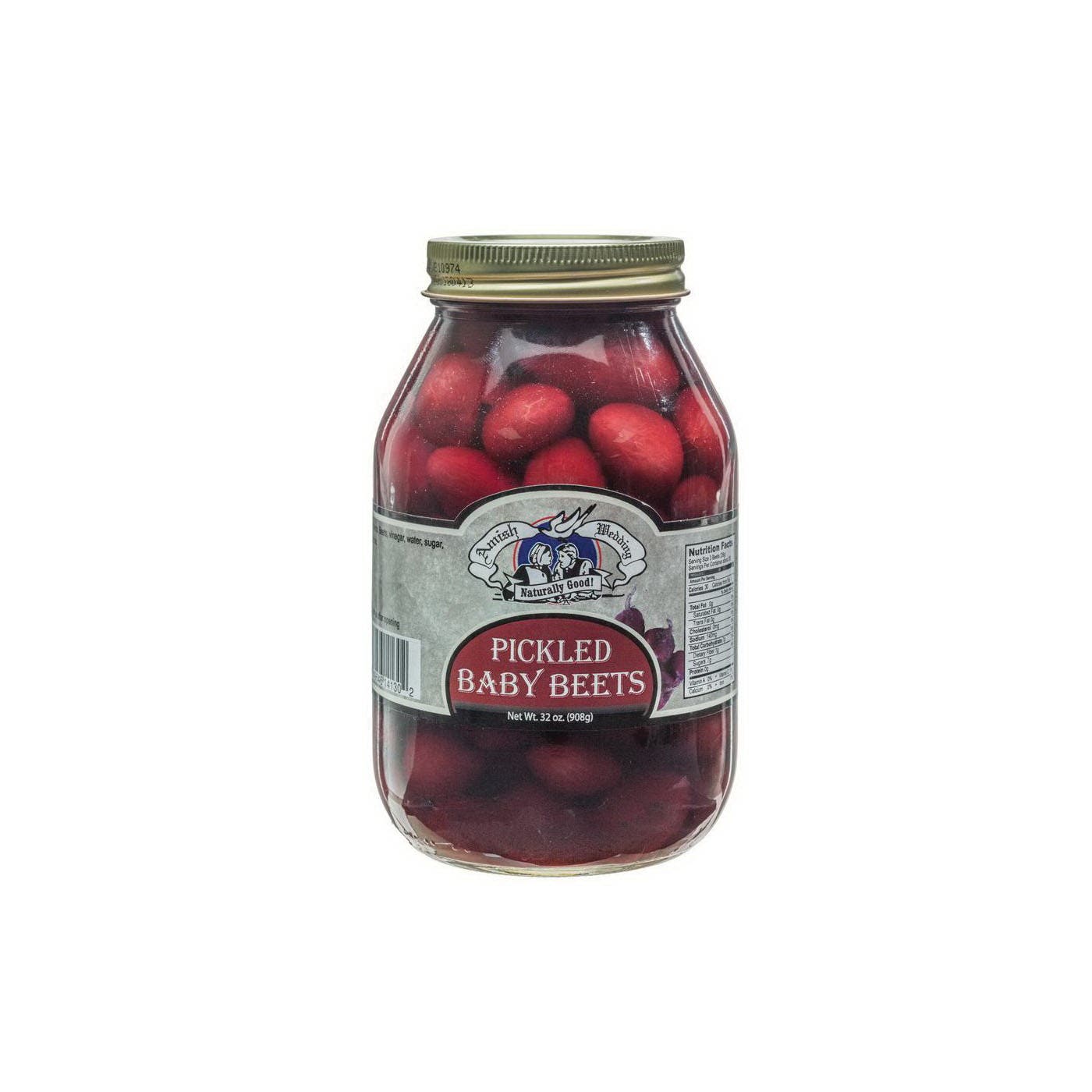 Amish Wedding Pickled Baby Beets 32 oz Jar