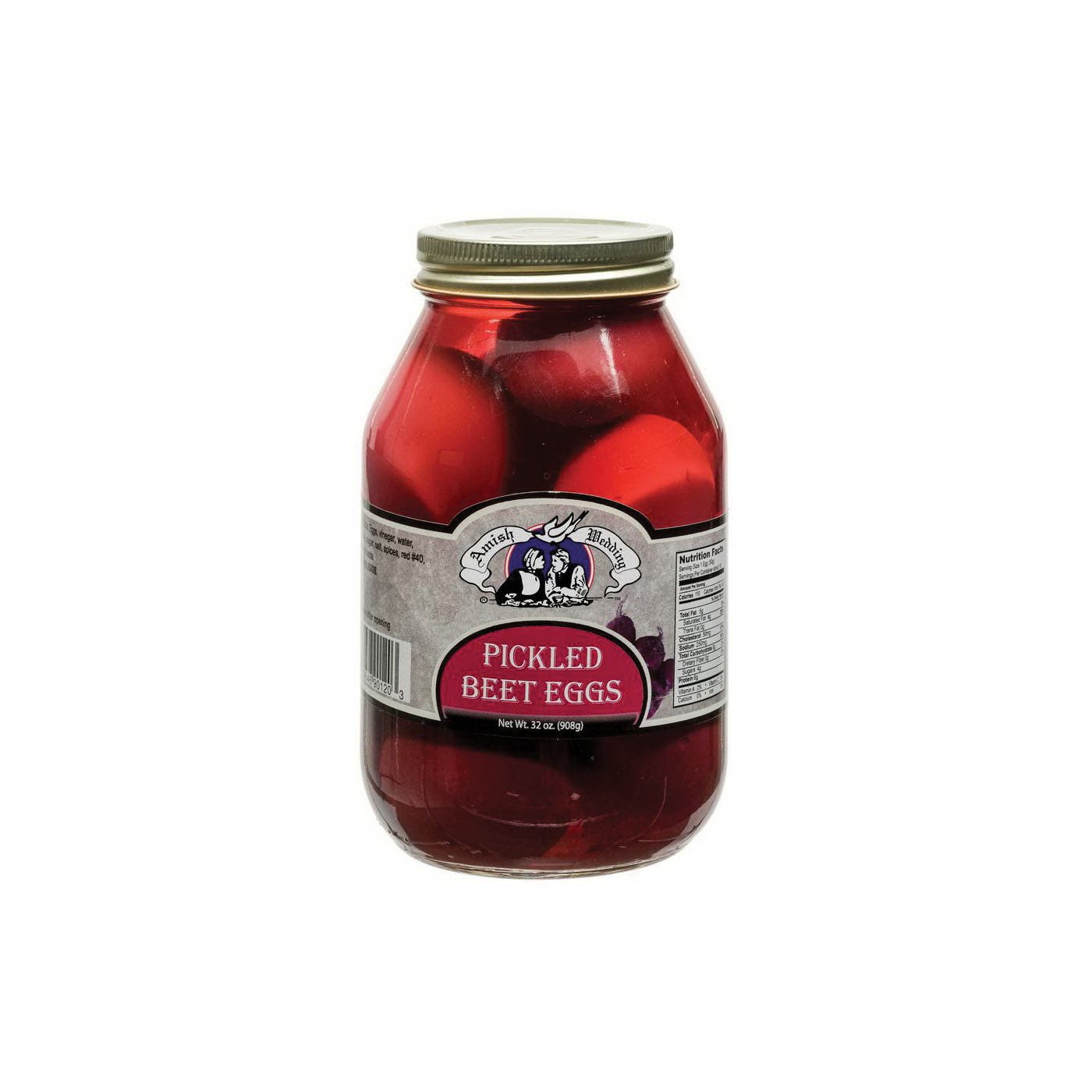 Amish Wedding Pickled Beet Eggs, 32 oz Jar