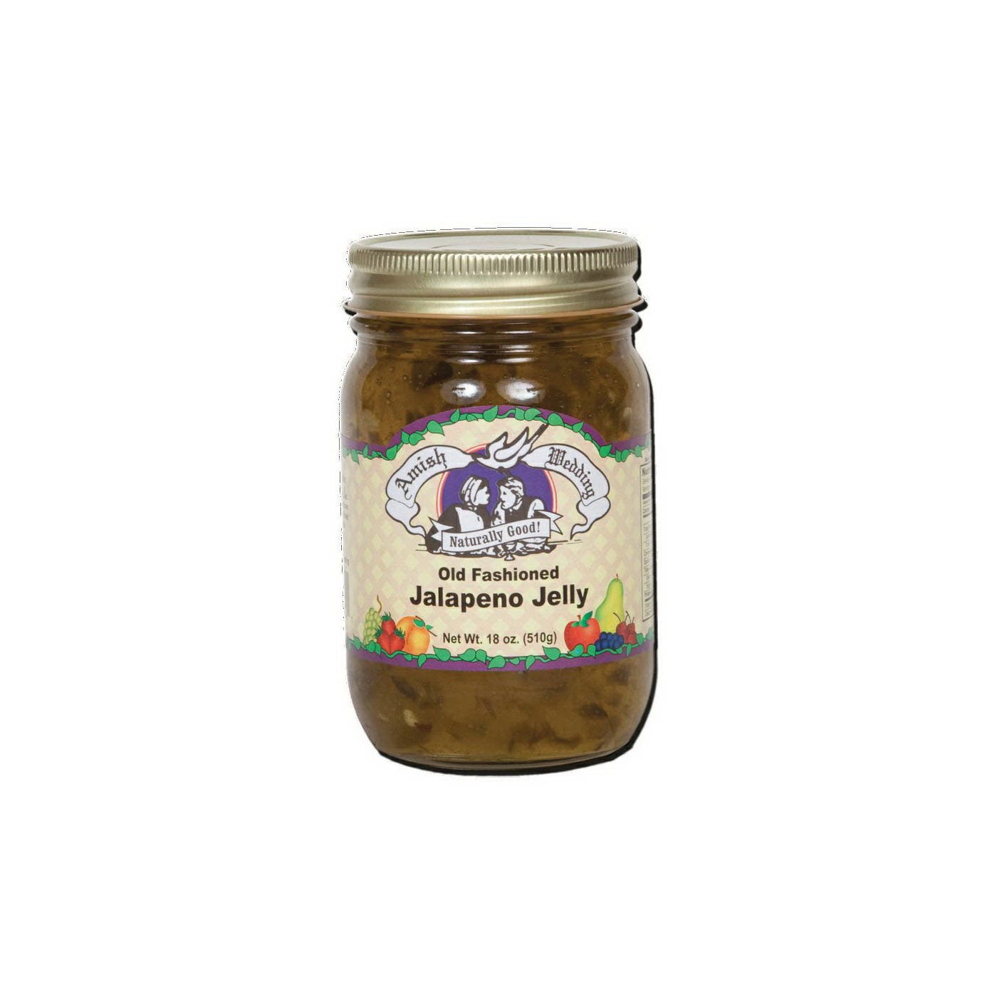 Amish Wedding Jalapeno Jelly, 18 oz Jar