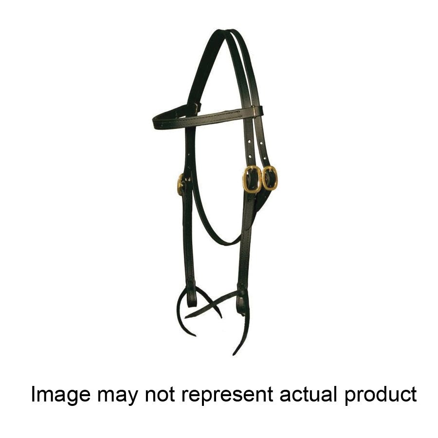 Tucker BETA BIOTHANE Series Browband Headstall, Leather, Brown