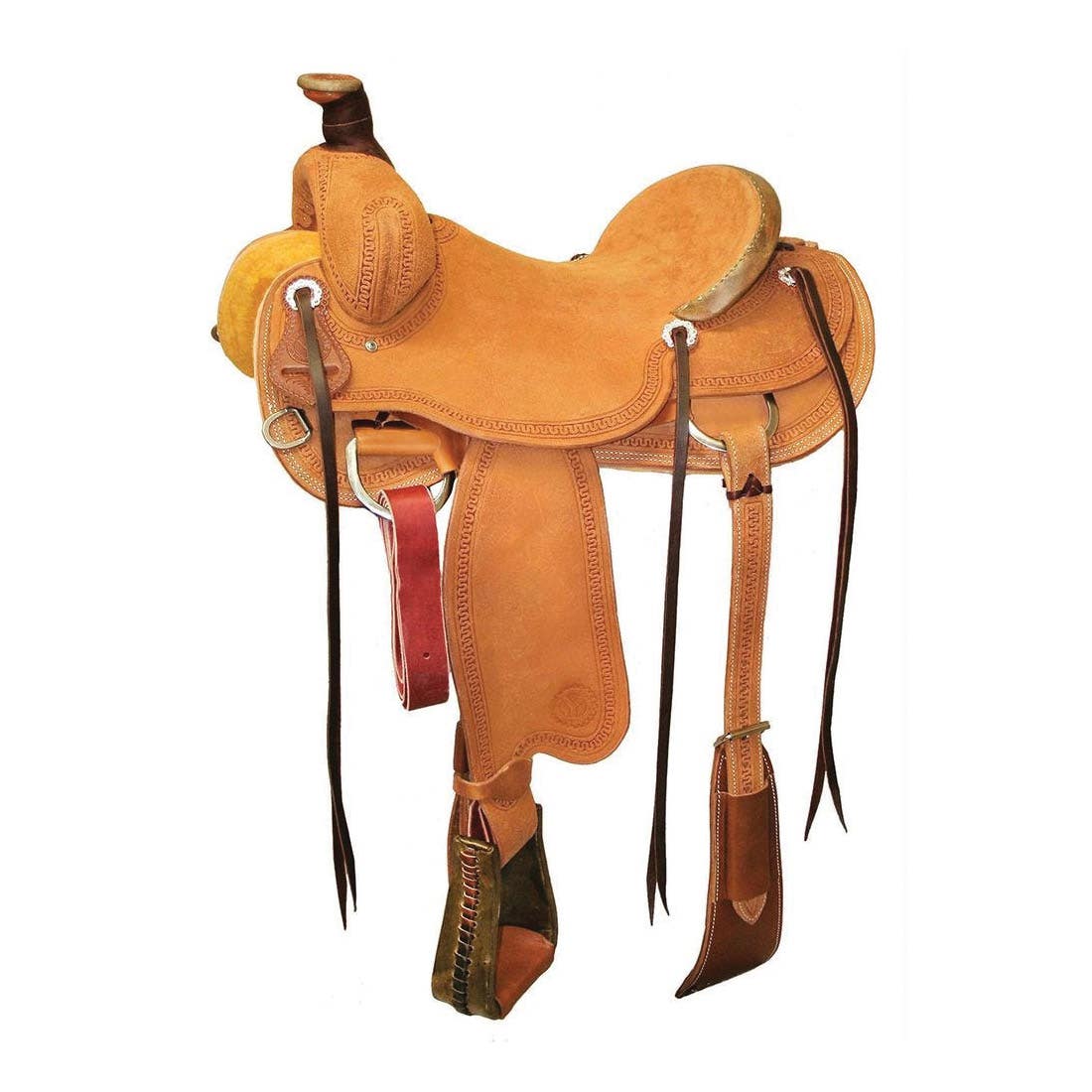 Circle Y Oakdale Saddle, 16-1/2 In., Wide Bar