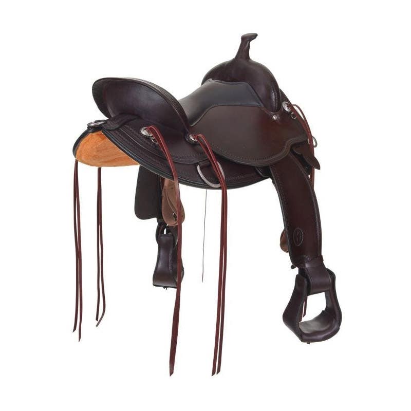 Circle Y Omaha Flex2 Saddle, 15 In., Wide Bar