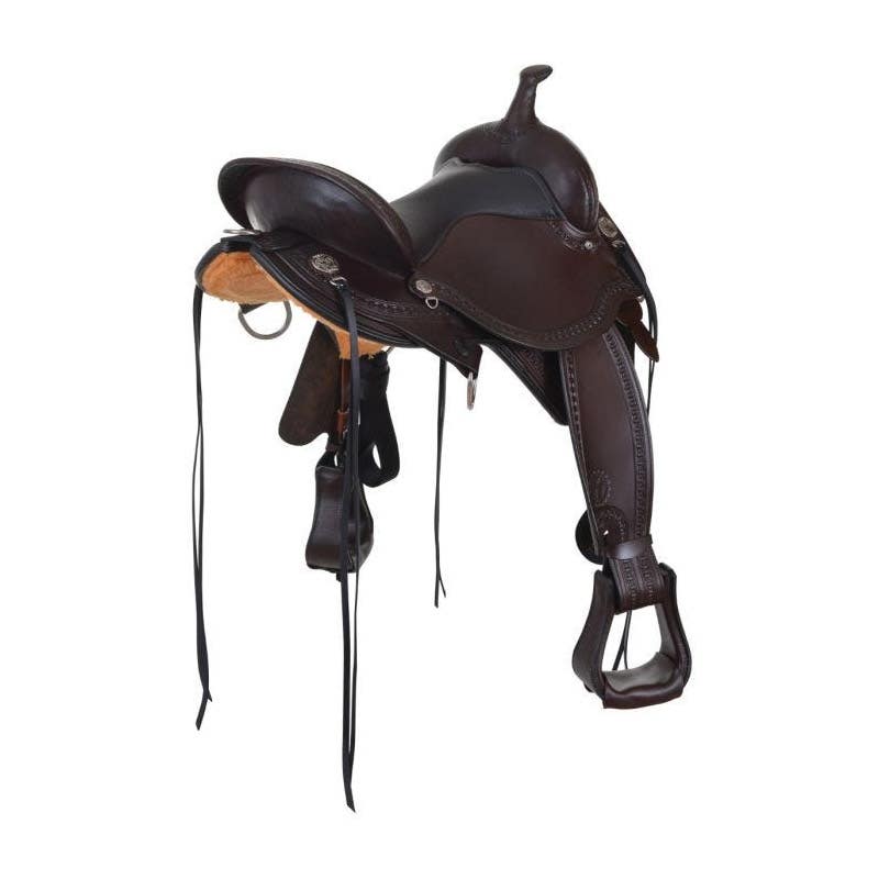 Circle Y Sheridan Flex2 Saddle, 16 In., Regular Bar
