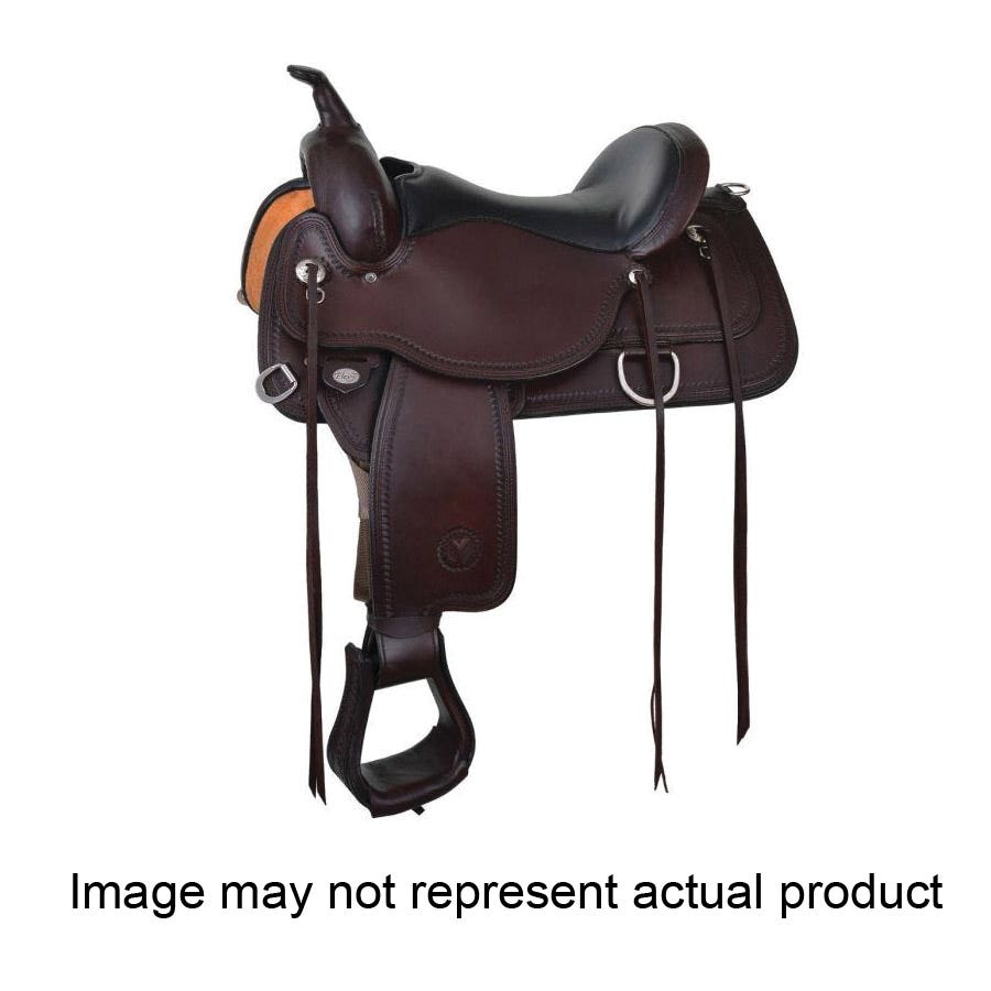 Circle Y Topeka Flex2 Saddle, 15 In., Regular Bar