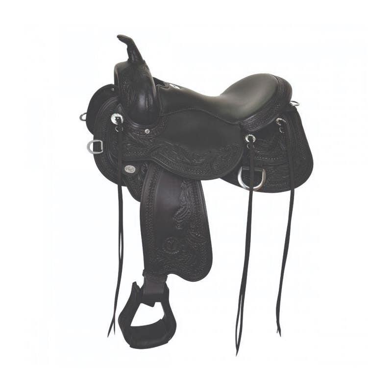 Circle Y Julie Goodnight Saddle, 16 In., Regular, Semi-Quarter Bar