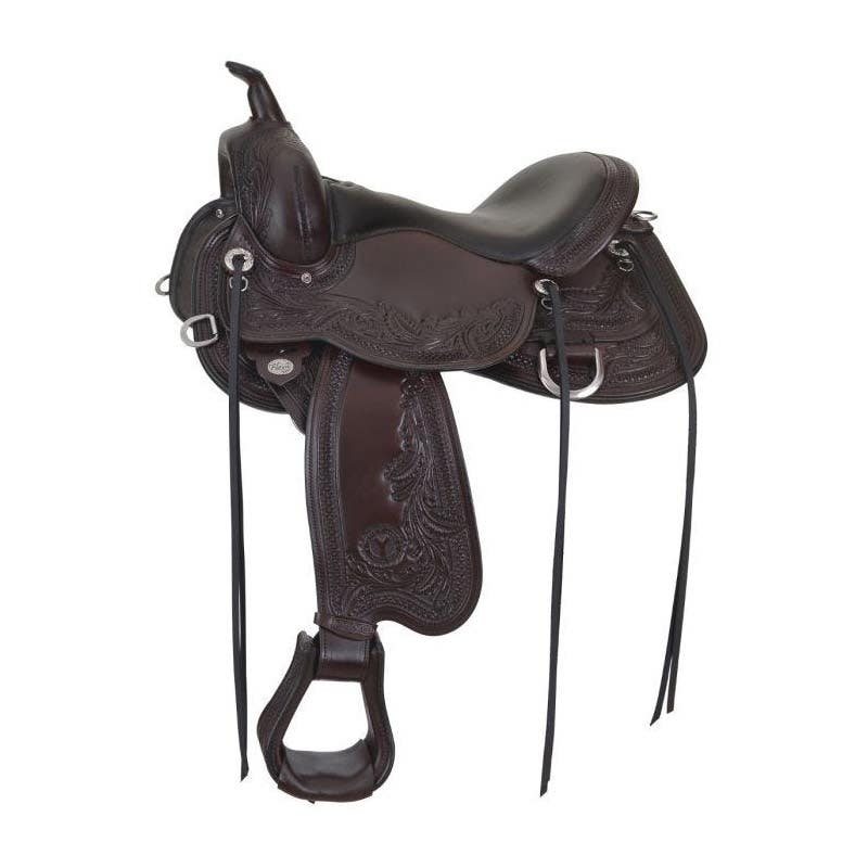 Circle Y Julie Goodnight Saddle, 16 In., Regular, Semi-Quarter Bar