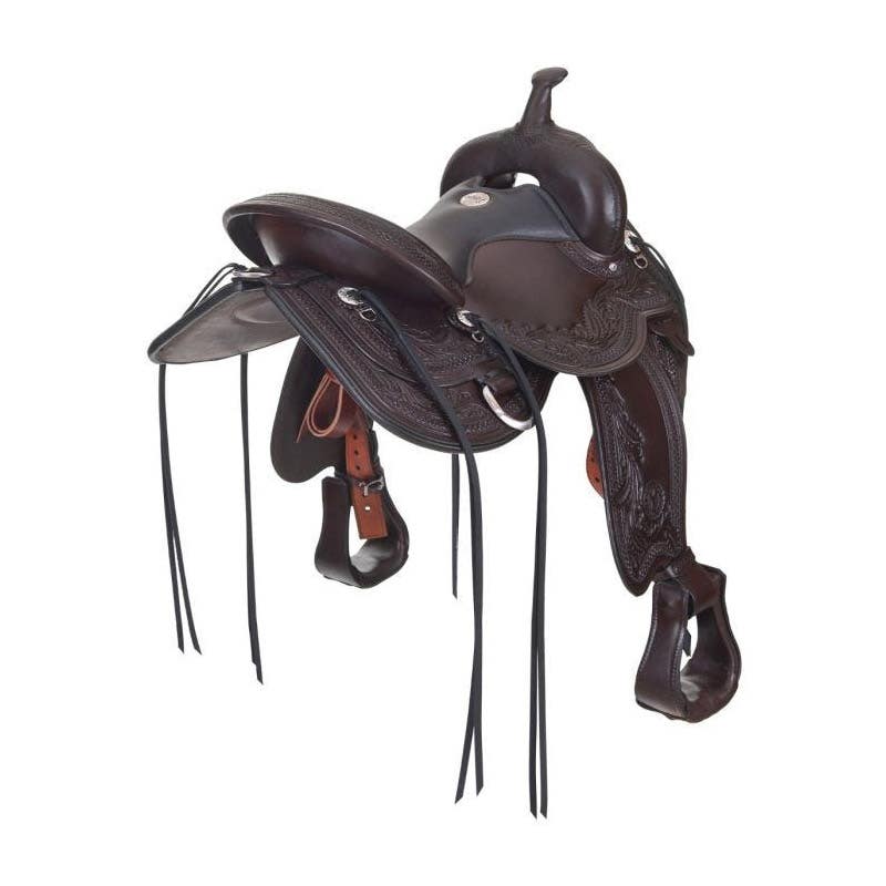 Circle Y Julie Goodnight Saddle, 16 In., Regular, Semi-Quarter Bar