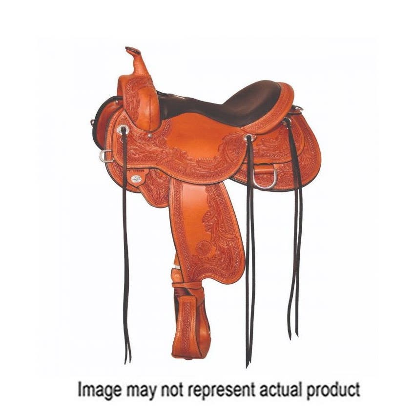 Circle Y Julie Goodnight Saddle, 16 In., Regular, Semi-Quarter Bar