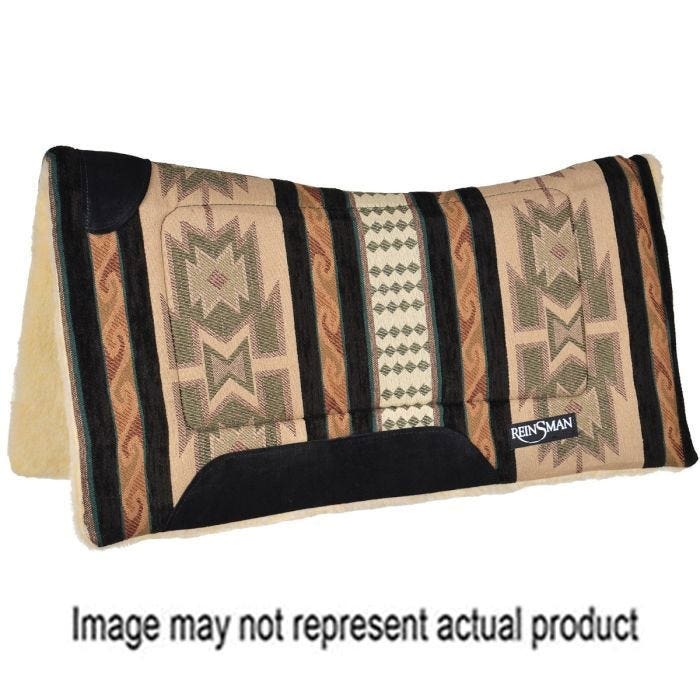 Reinsman Tacky Too Saddle Pad, 3/4 in Thick, Herculean Fabric, Running Bull Onyx