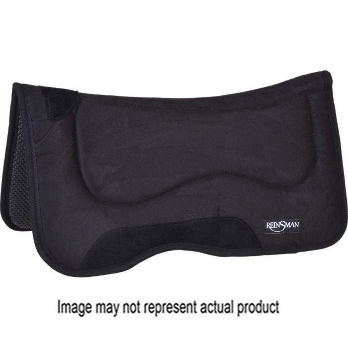 Reinsman Tacky Too Saddle Pad, 1 in Thick, Black