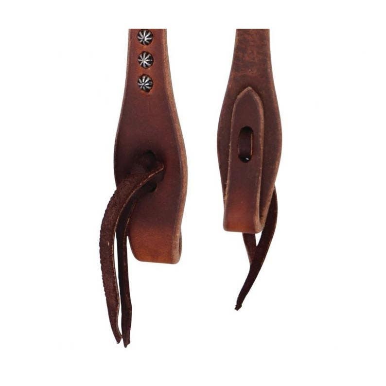 Reinsman Headstall, Spot One-Ear, Leather, Rosewood