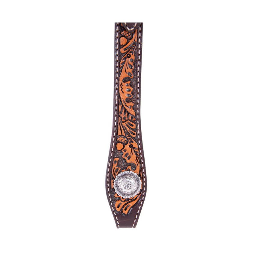 Reinsman Browband Headstall, Acorn Oak, Vintage
