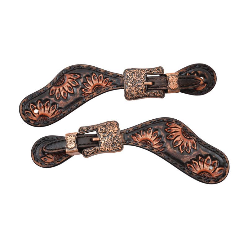 Circle Y Spur Strap, Women's, Sunflower, Dark