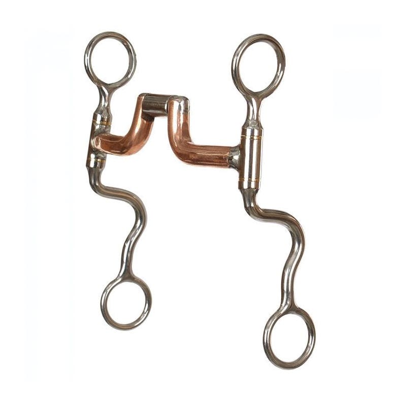 Reinsman Curb Classic Bit, 5 in Mouth, Copper