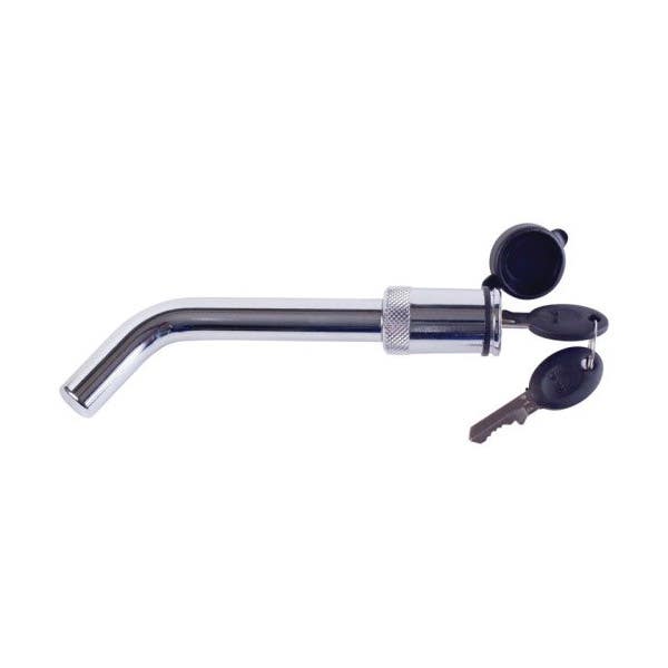Uriah Products UT205800 Locking Hitch Pin, 5/8 in Dia Pin, Chrome