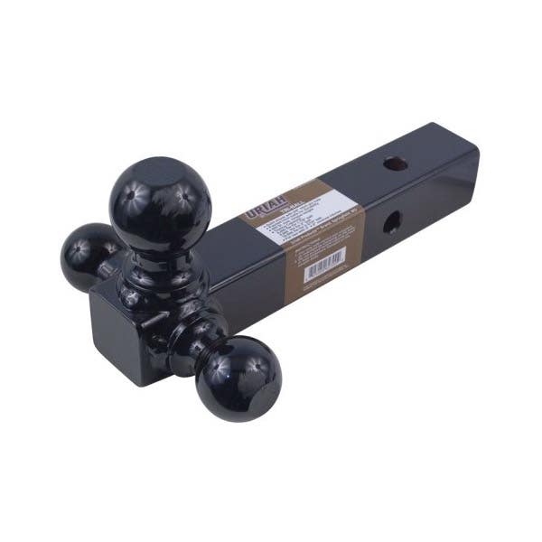 Uriah Products UT620300 Tri-Ball Mount, 1-7/8, 2, 2-5/16 in Dia Hitch Ball, Powder-Coated