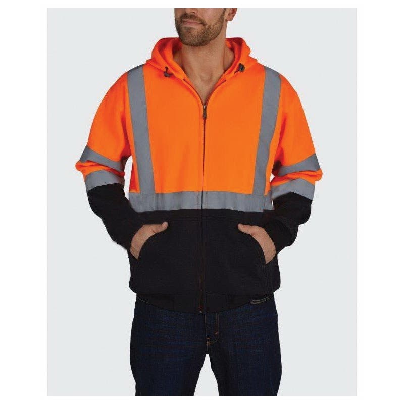 Utility Pro UHV425-YEL-2XL Soft Shell Hoodie, 2XL, Men's, Fits to Chest Size: 50 to 52 in, Polyamide/PTFE