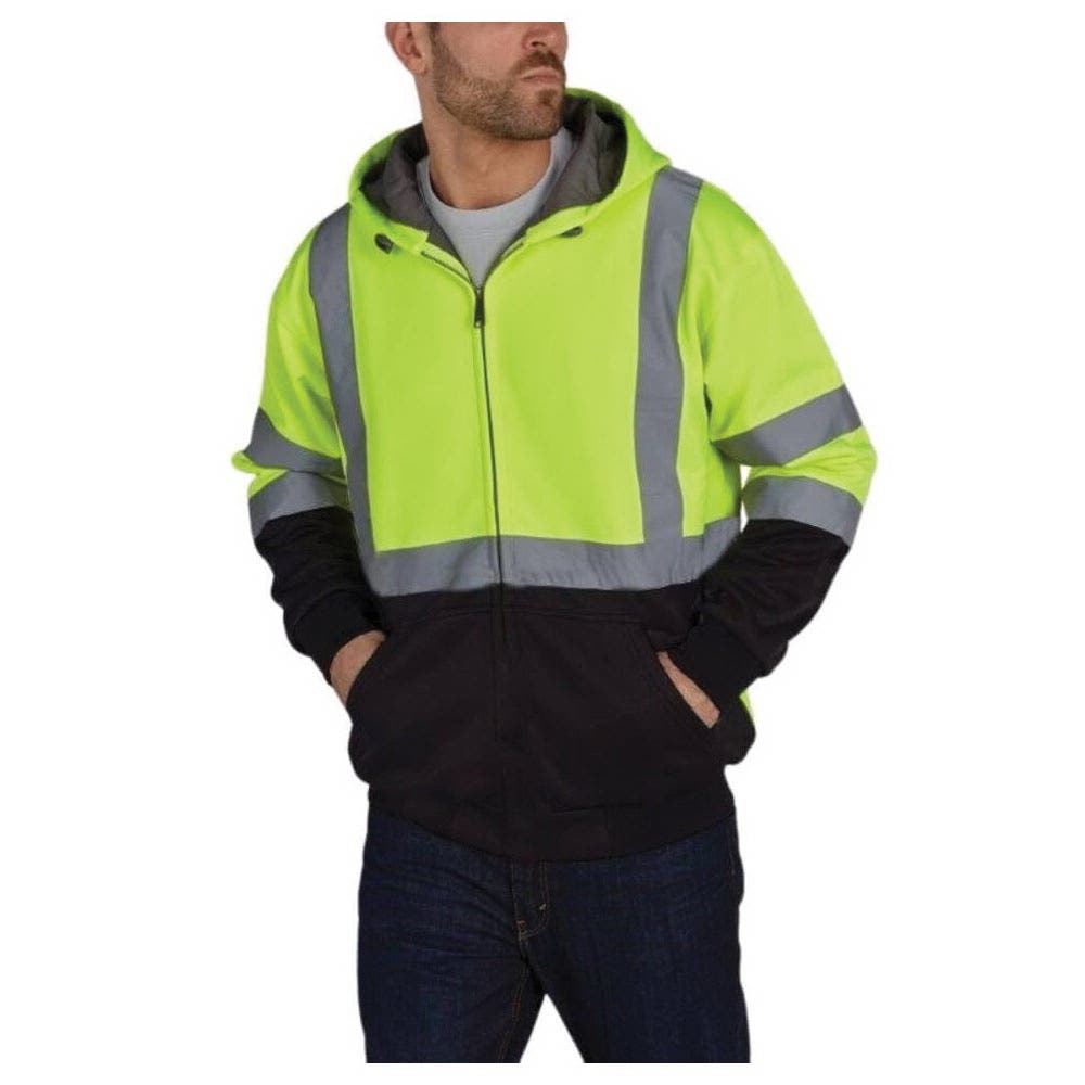 Utility Pro UHV425-YEL-3XL Soft Shell Hoodie, 3XL, Men's, Fits to Chest Size: 54 to 56 in, Polyamide/PTFE