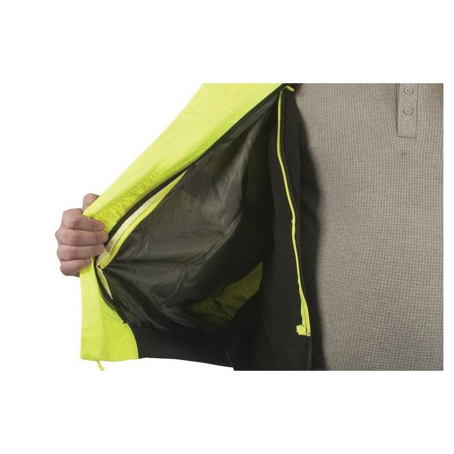 Utility Pro UHV575-YEL-XL Three-Season Bomber Jacket, XL, Men's, Fits to Chest Size: 46 to 48 in, PTFE