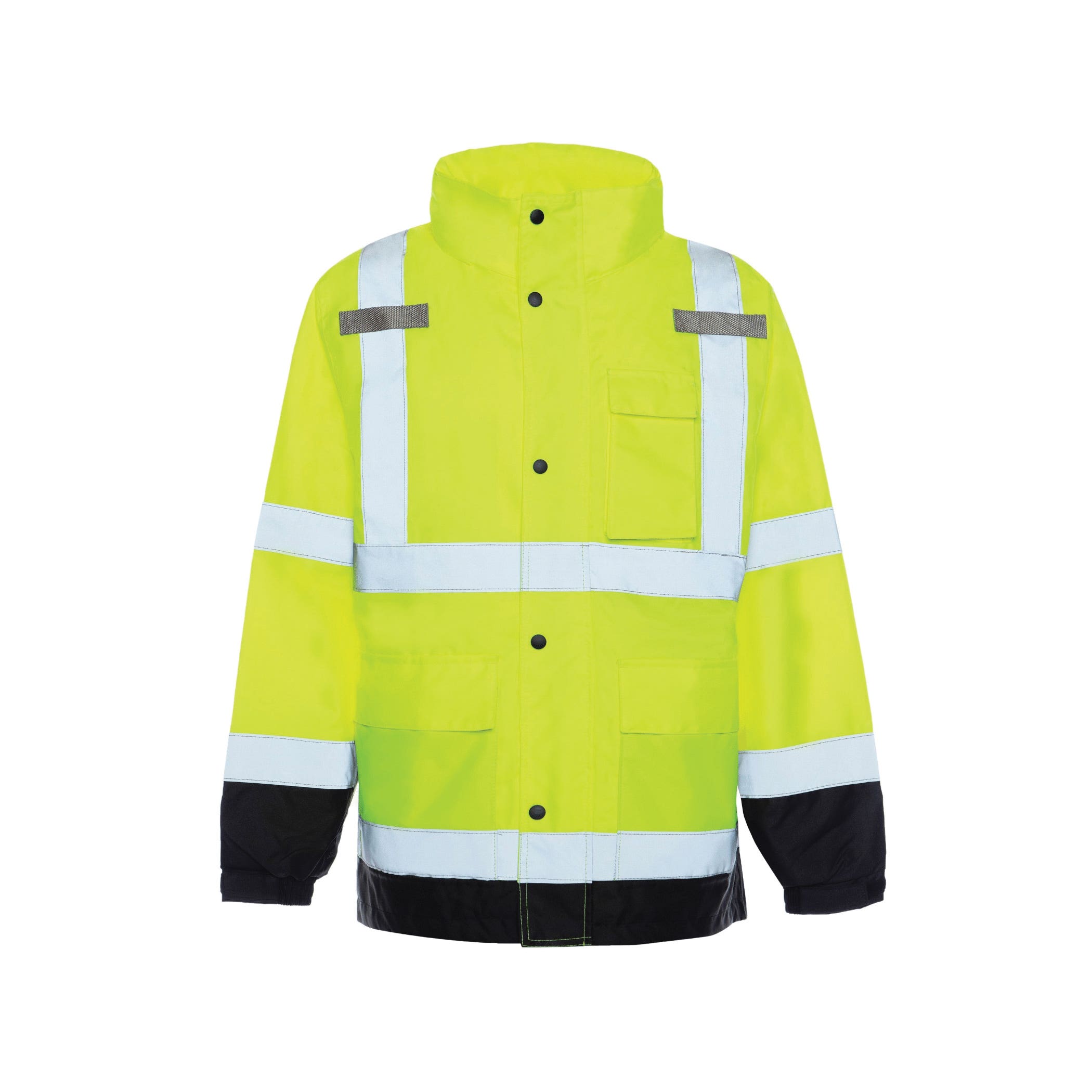 Utility Pro UHVR642 L Rain Jacket, L, Polyester, Yellow