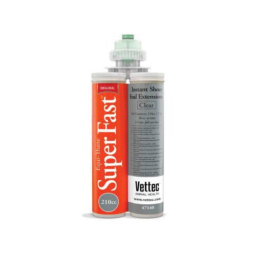 Vettec 47140 Instant Shoes Foal Extension, Clear, Liquid, 210 cc Cartridge
