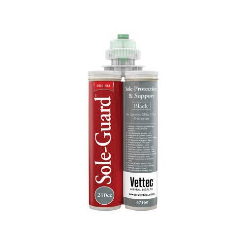 Vettec 47160 Sole Protection and Support, Black, Liquid, 210 cc Cartridge