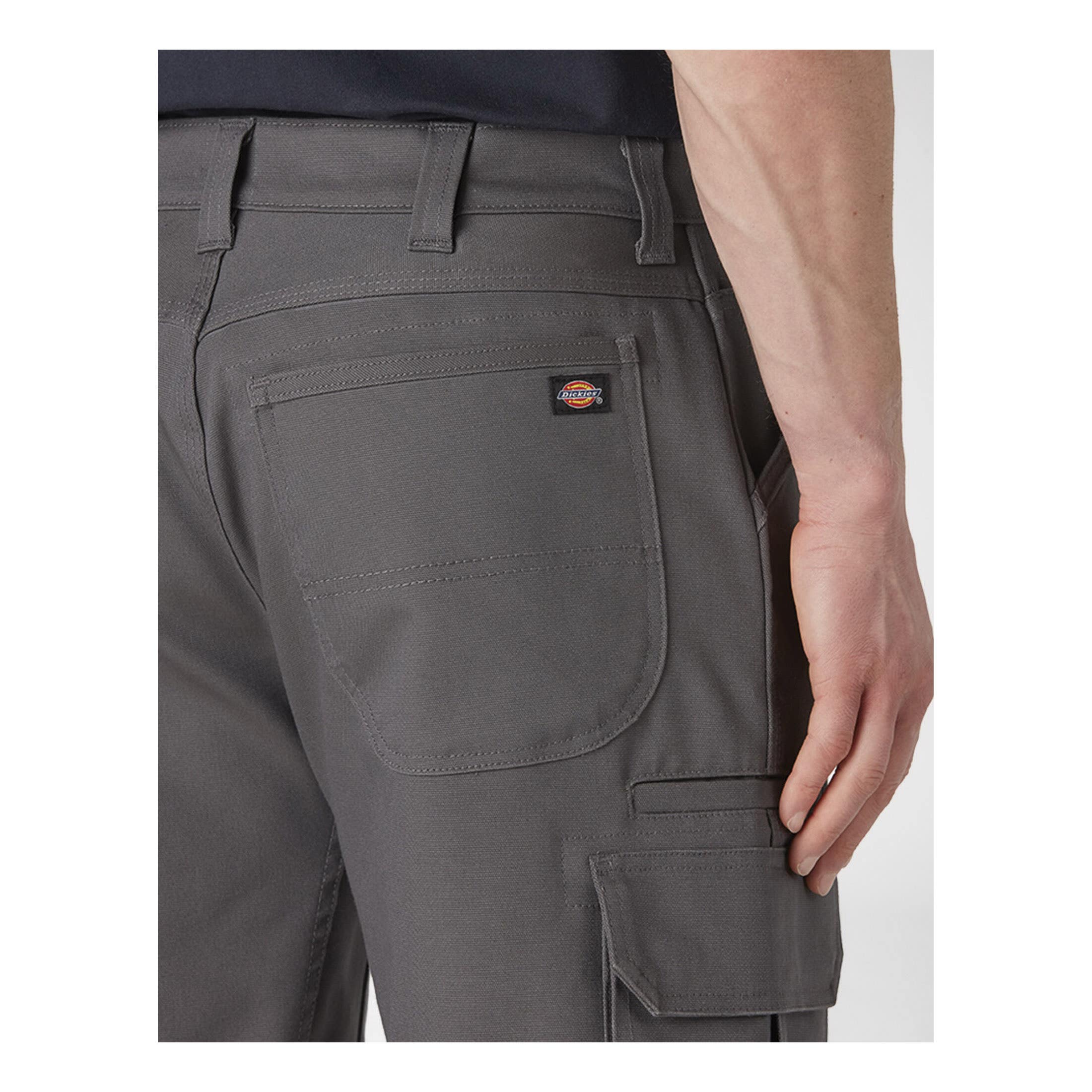 Dickies DuraTech Ranger Series Duck Shorts, 38, Cotton/Elastane/Polyester, Slate Gray