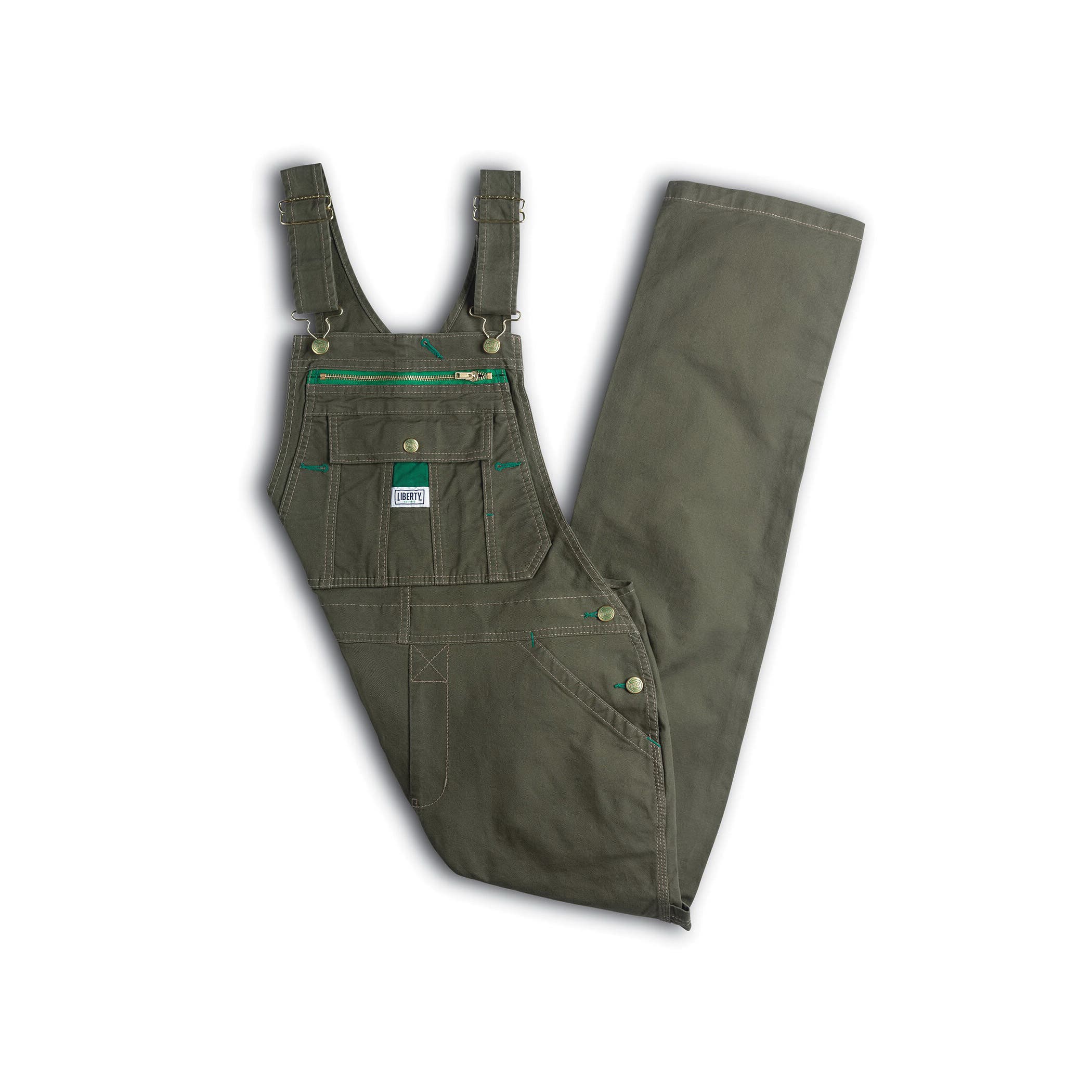 Liberty Women's Bib Overalls, Frosted Sage, Small